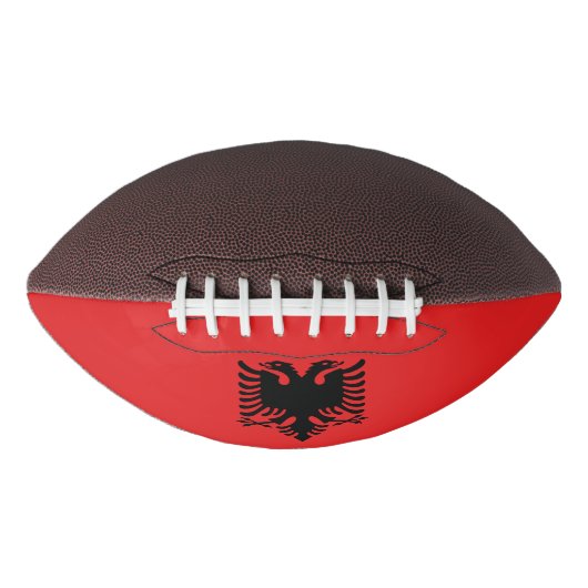 Patriotische albanische Flagge Football (Vorderseite)
