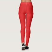 Patriotische albanische Flagge Leggings (Rückseite)