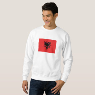 Patriotische albanische Flagge Sweatshirt