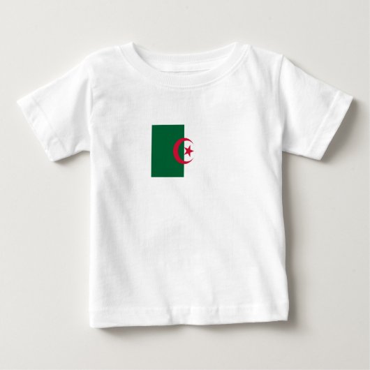Patriotische algerische Flagge Baby T-shirt (Vorderseite)
