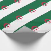 Patriotische algerische Flagge Geschenkpapier (Ecke)
