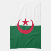 Patriotische algerische Flagge Geschirrtuch (Vertikal)