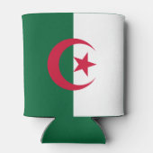 Patriotische algerische Flagge kann kühler Dosenkühler (Rückseite)