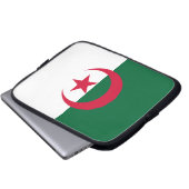 Patriotische algerische Flagge Laptopschutzhülle (Vorne Knopf)