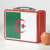 Patriotische algerische Flagge Metall Brotdose (Beispiel)