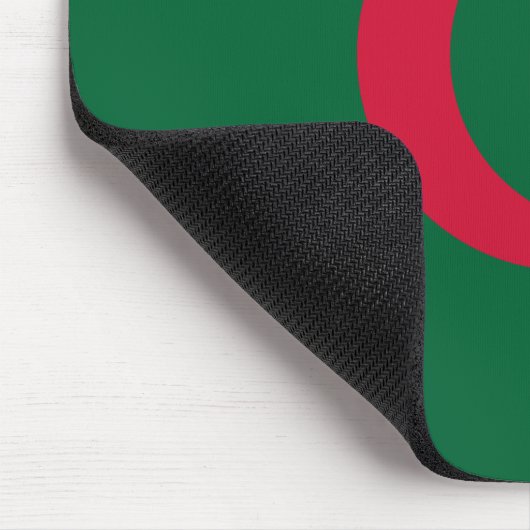 Patriotische algerische Flagge Mousepad (Ecke)
