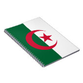 Patriotische algerische Flagge Notizblock (Rechte Seite)