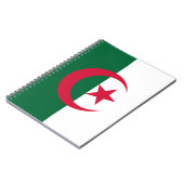 Patriotische algerische Flagge Notizblock (Linke Seite)