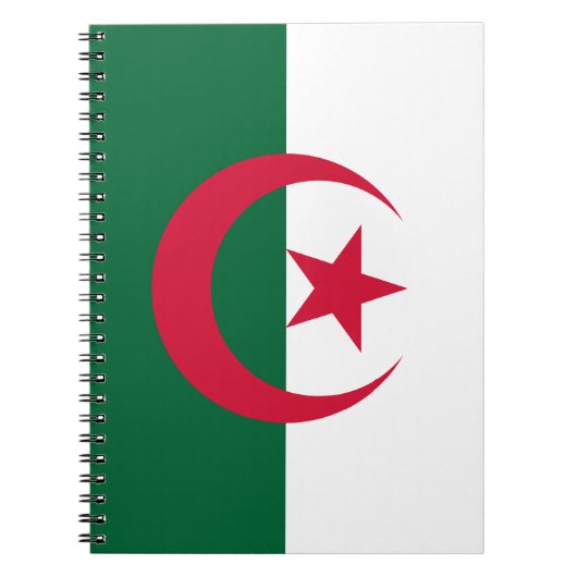 Patriotische algerische Flagge Notizblock (Vorderseite)