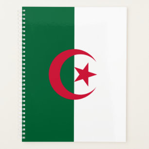 Patriotische algerische Flagge Planer