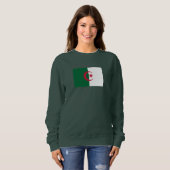 Patriotische algerische Flagge Sweatshirt (Vorne ganz)