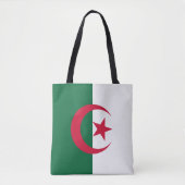 Patriotische algerische Flagge Tasche (Vorderseite)