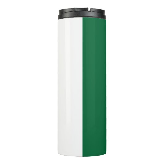 Patriotische algerische Flagge Thermosbecher (Rückseite)