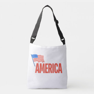 Patriotische "AMERICA" Schultertasche mit amerikan Tragetaschen Mit Langen Trägern