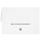 Patriotische American Eagle Stationery Note Card (Rückseite Horizontal)