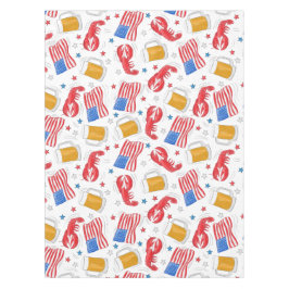 Patriotische American Flag Hummer Bierstars Tischdecke