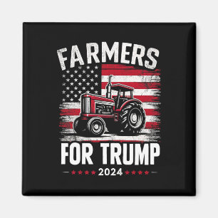 Patriotische amerikanische Bauern für Trump-Wahl U Magnet