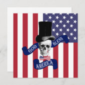 Patriotische amerikanische Flagge (Vorne/Hinten)