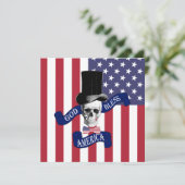 Patriotische amerikanische Flagge (Stehend Vorderseite)