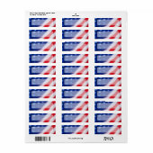 Patriotische amerikanische Flagge (Vorne)