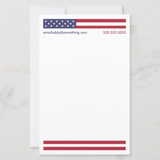 Patriotische amerikanische Flagge (Vorderseite)