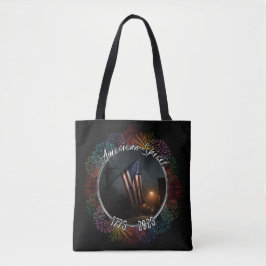 Patriotische amerikanische Flagge 1776 - 2026 Reis Tasche