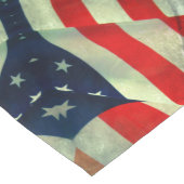 Patriotische amerikanische Flagge 4. Juli Kurzer Tischläufer (Ecke)