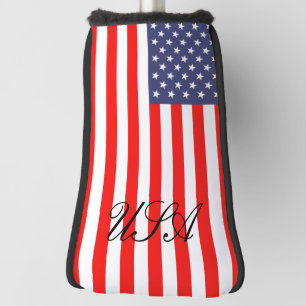 Patriotische Amerikanische Flagge angepasste Golf  Headcover