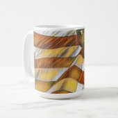 Patriotische amerikanische Flagge Antike Tasse (Vorderseite Links)