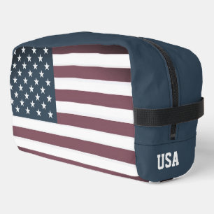 Patriotische amerikanische Flagge benutzerdefinier Waschbeutel