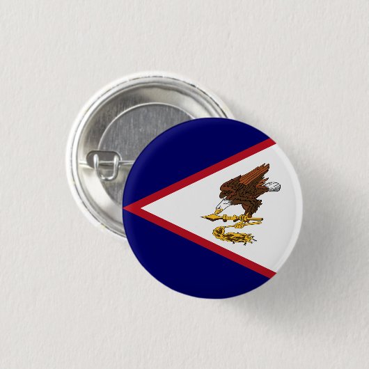 Patriotische amerikanische Flagge Button (Vorne & Hinten)