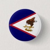 Patriotische amerikanische Flagge Button (Vorderseite)