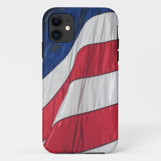 Patriotische amerikanische Flagge Case-Mate iPhone Hülle (Rückseite)