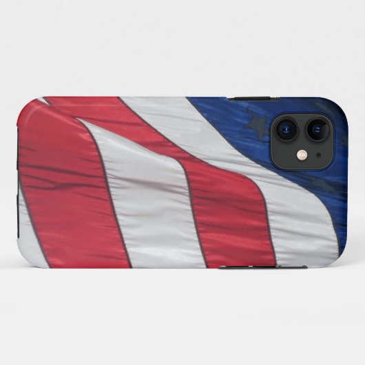 Patriotische amerikanische Flagge Case-Mate iPhone Hülle (Rückseite (Horizontal))