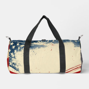 Patriotische amerikanische Flagge Duffle Bag