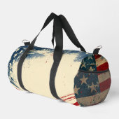 Patriotische amerikanische Flagge Duffle Bag (Rechte Ecke)