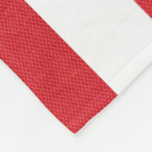 Patriotische amerikanische Flagge Fleecedecke (Ecke)