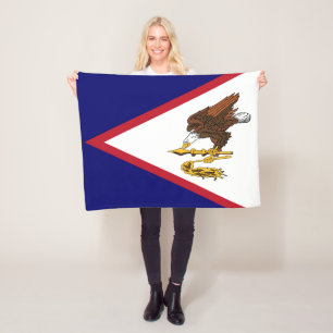 Patriotische amerikanische Flagge Fleecedecke