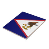 Patriotische amerikanische Flagge Fliese (Seite)