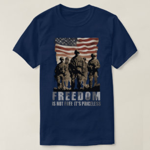 Patriotische amerikanische Flagge Freiheit ist nic T-Shirt