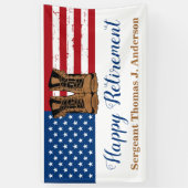 Patriotische amerikanische Flagge für das Ruhestan Banner (Vertikal)