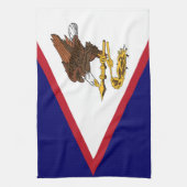 Patriotische amerikanische Flagge Geschirrtuch (Vertikal)