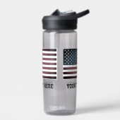 Patriotische amerikanische Flagge individuelle Nam Trinkflasche (Links)