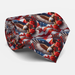 Patriotische amerikanische Flagge Krawatte