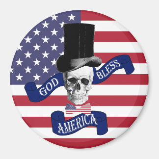 Patriotische amerikanische Flagge Magnet
