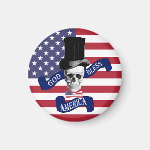 Patriotische amerikanische Flagge Magnet