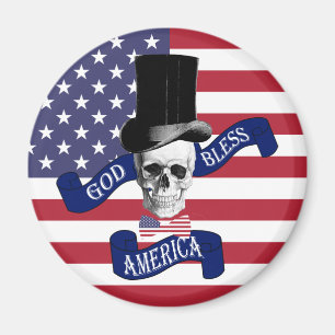 Patriotische amerikanische Flagge Magnet