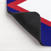 Patriotische amerikanische Flagge Mousepad (Ecke)