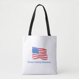 Patriotische Amerikanische Flagge Personalisiert Tasche
