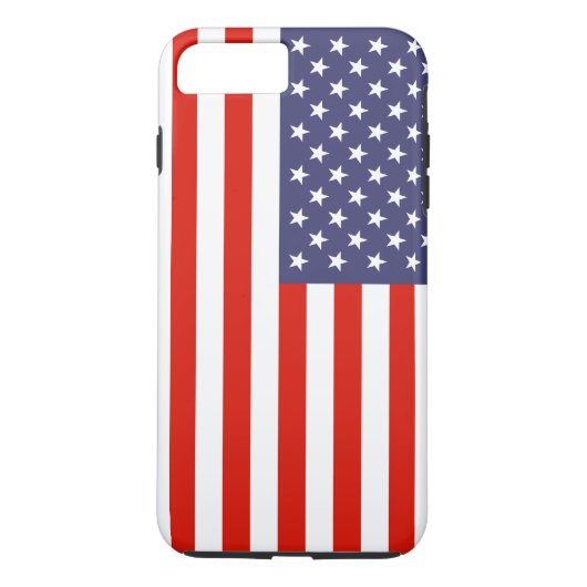 Patriotische amerikanische Flagge personalizable Case-Mate iPhone Hülle (Rückseite)